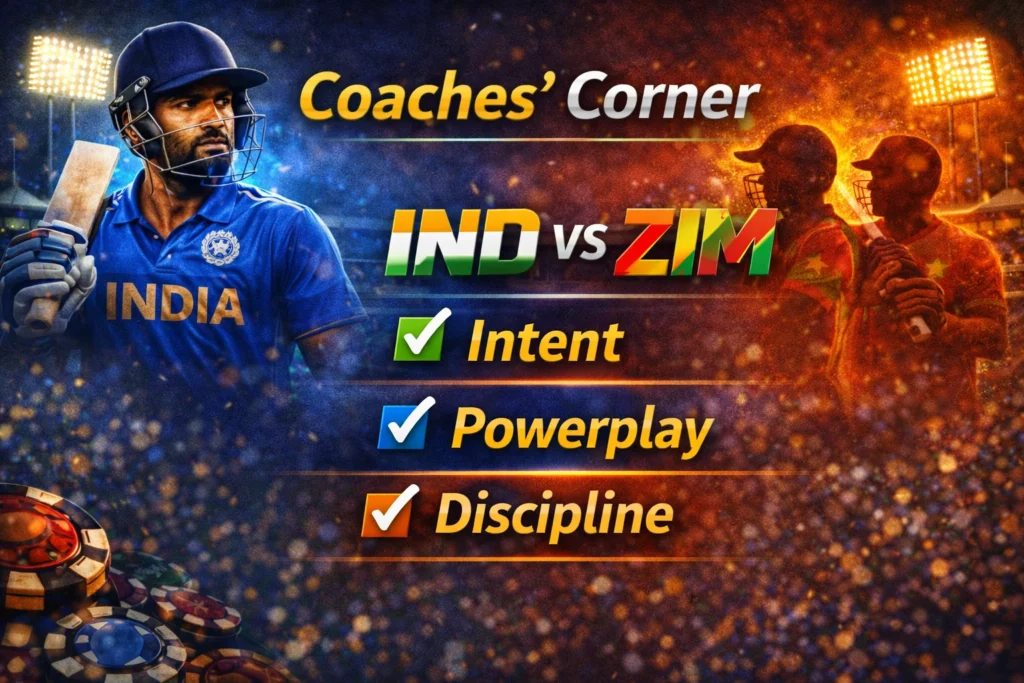IND vs ZIM Coaches’ Corner: What the camp wants fixed after the last setback — intent, powerplay, and discipline