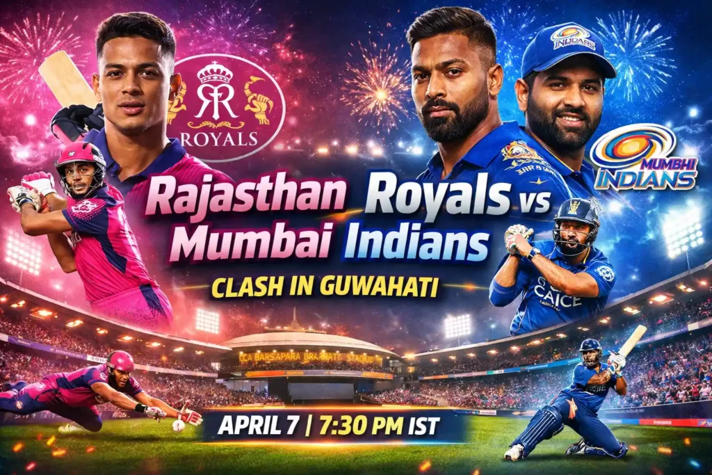 RR vs MI: Hardik Pandya Returns as RR Look to Stay Unbeaten in Guwahati