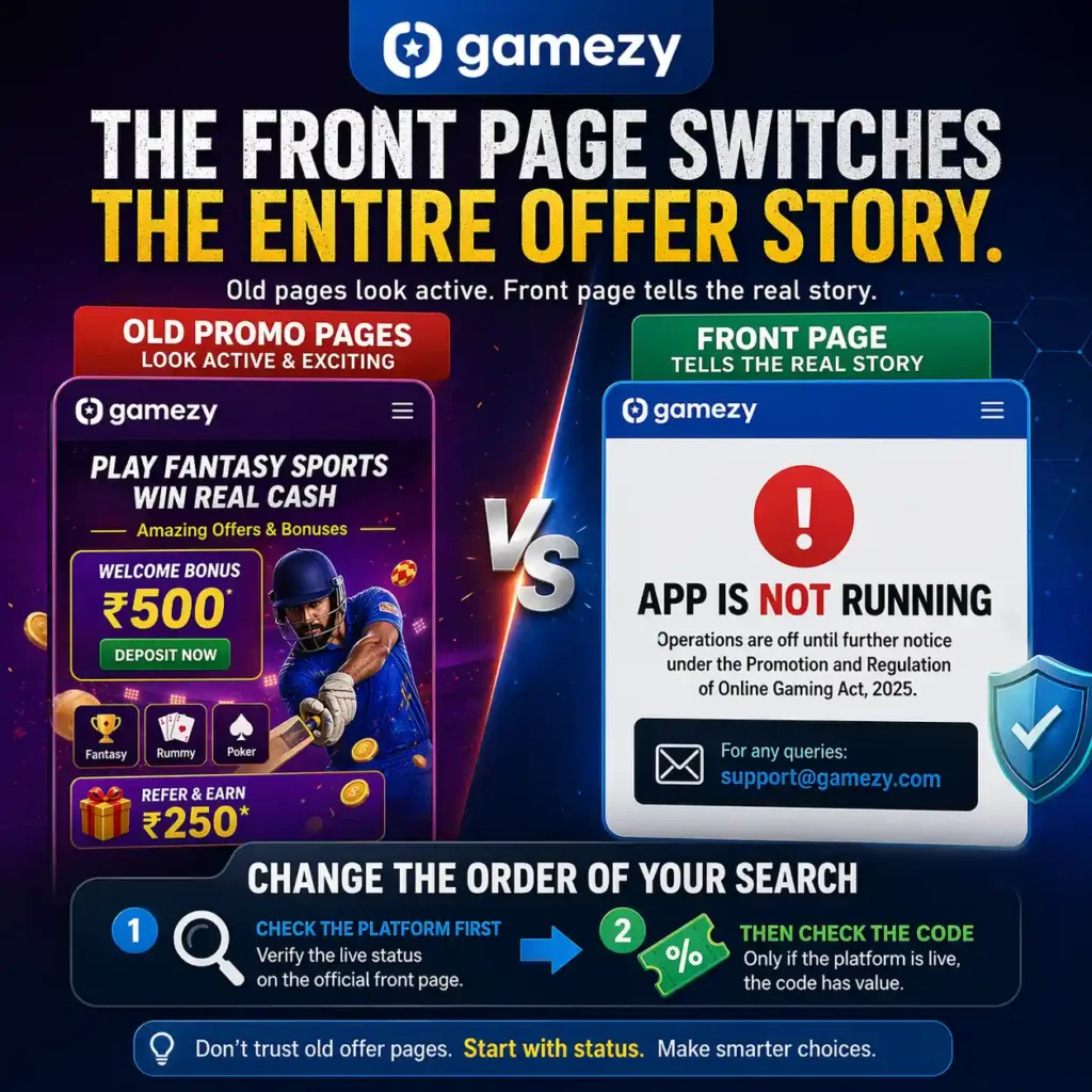 The Front Page Switches the Entire Offer Story.