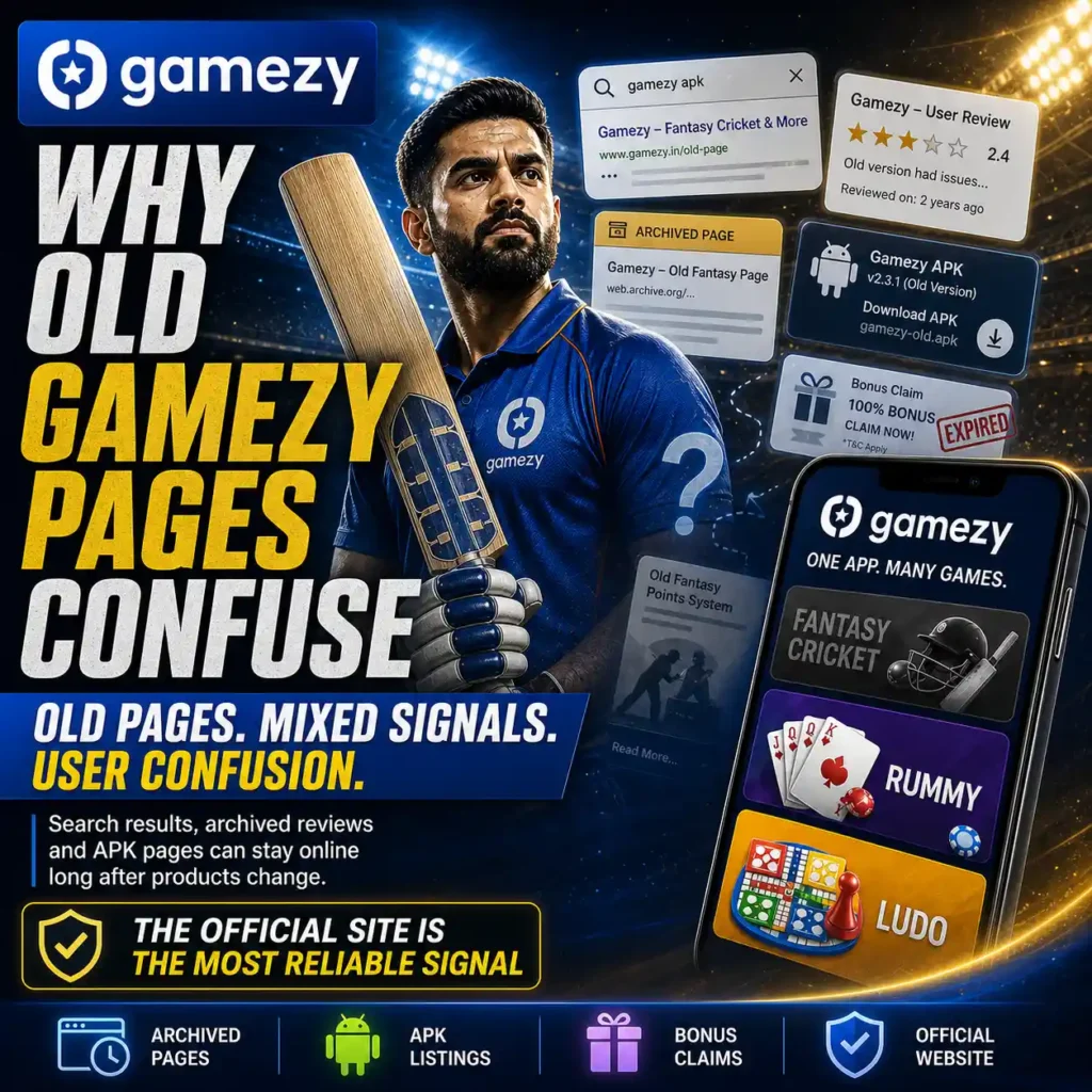 Why Old Gamezy Pages Confuse