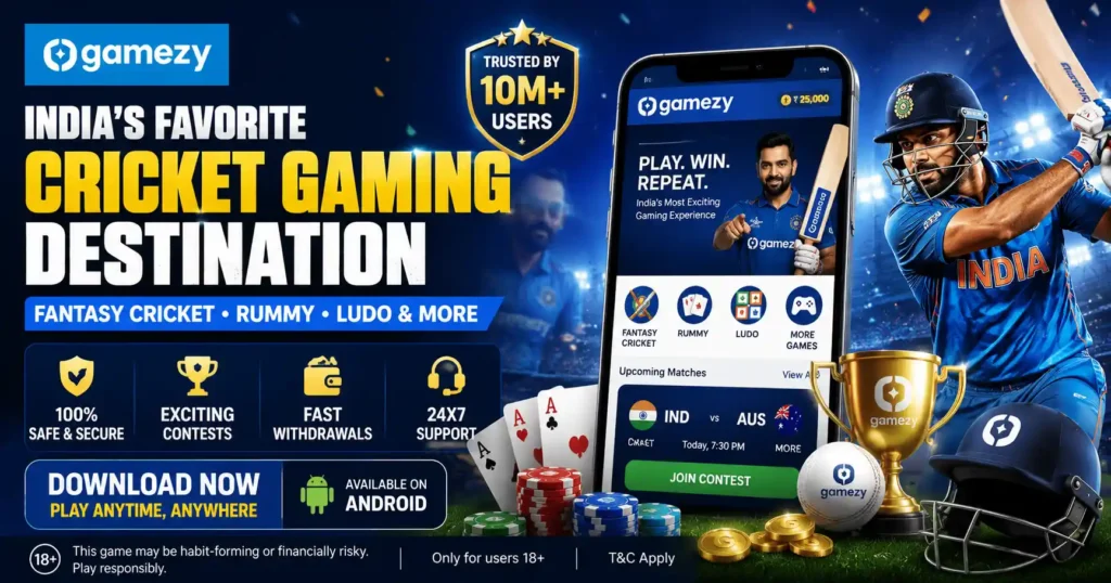 Gamezy App Download: The Cricket ID Reality India Users Can’t Ignore